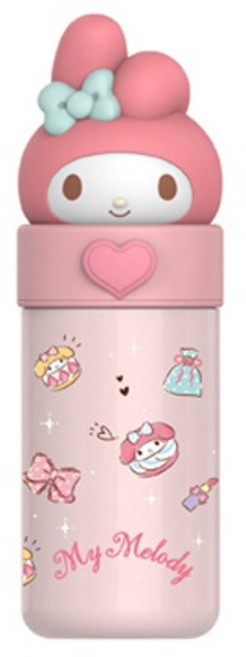 (국내발송)산리오 텀블러 스텐 보온병, 마이멜로디(핑크), 1개