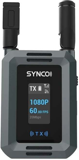 SYNCO XVision HD 무선 영상 전송 시스템 듀얼 1080P 송신기 및 1개 범위 300﹑m, 05 HD-1T