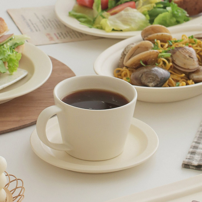 사쿠잔 데이즈 플레이트 접시 공기대접 머그, 1개