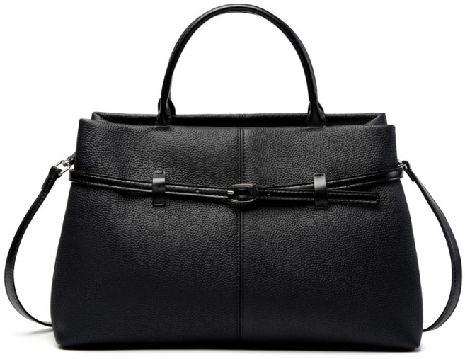 More Farther 여성 천연소가죽 토트백 빈티지 숄더겸 크로스백