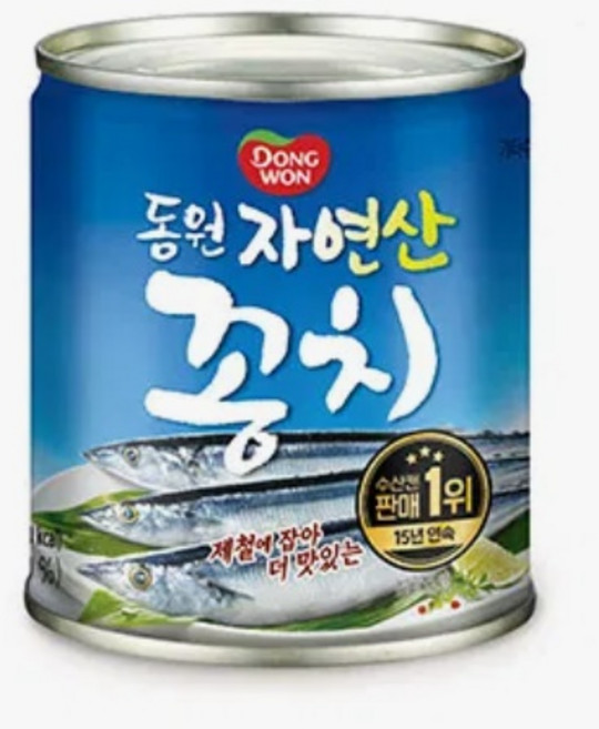 동원 꽁치 통조림, 230g, 12개