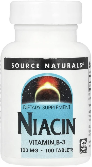금방품절되요 Source Naturals 니아신 100mg 100정 얼른서두르세요, SourceNaturals니아신100mg100정, 1개 - 쿠팡