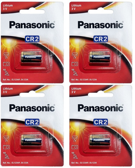 파나소닉 CR2 3V 리튬 건전지, 1개입, 4개