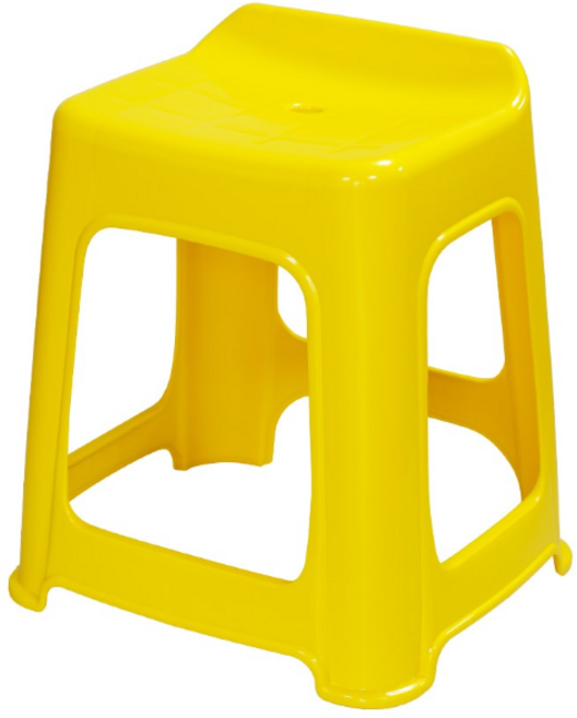 국산 엘리스 사각 의자 등받이 노랑 간이 보조 플라스틱 야외 행사 파라솔 편의점 학교 포차, 1개, 상세페이지 참조