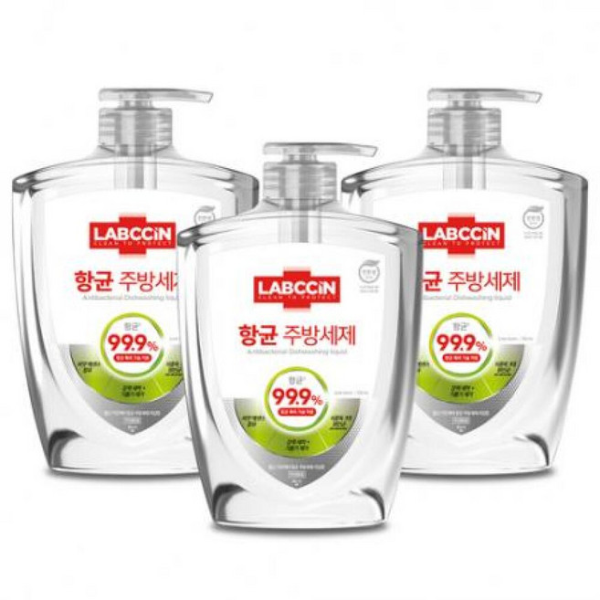 랩신 항균 주방세제 라임향 750ml 3개 one option, 1개