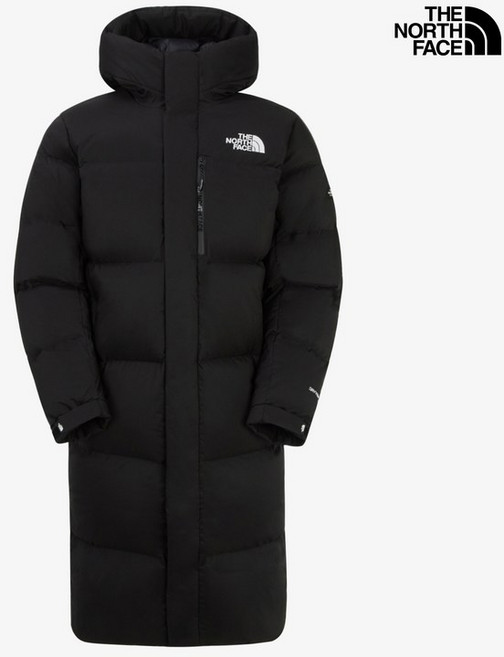 [매장판] 노스페이스 롱패딩 다운 자켓 남성 챌린지 에어 패딩 코트 블랙 NC1DR50A