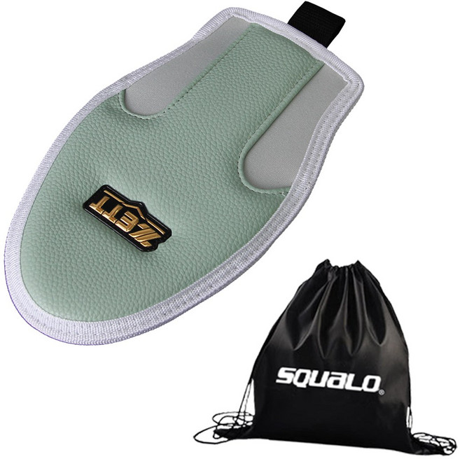 제트 슬라이딩 장갑 숏타입 BLK-46 엄지폐쇠형 스쿠알로 가방 포함 슬라이드 주루 도루 야구 우타 좌타 타자, 1개, 민트