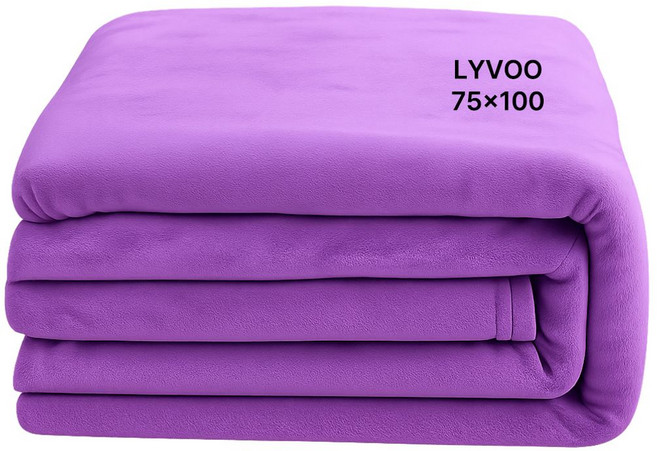 리부 담요 극세사담요 쇼파담요 캠핑담요 밍크담요 블랭킷 블랑켓 캠핑블랭킷 퍼플 75x100