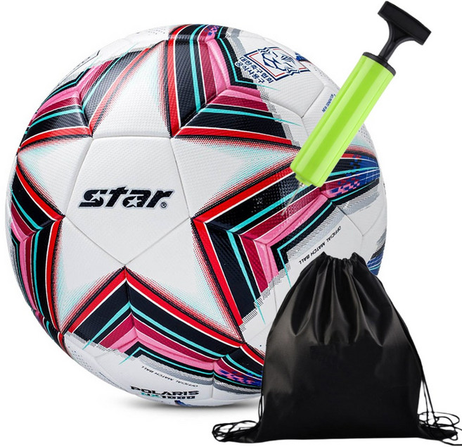 스타 축구공 폴라리스 NX1000 투센 볼펌프 볼가방, 1개, NX1000TW