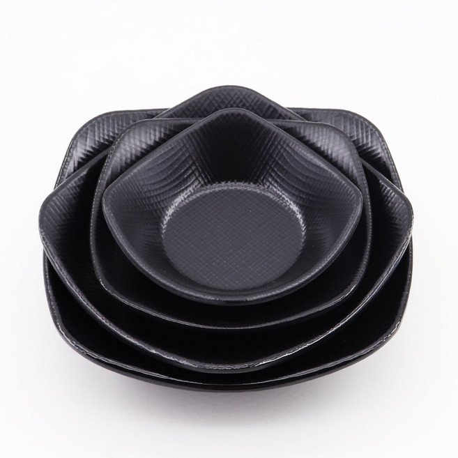 다다홈 멜라민 그릇 식기 앞접시 업소용 식당 찬기 반찬그릇, G-0144 신사각찬기, 4호, 1개