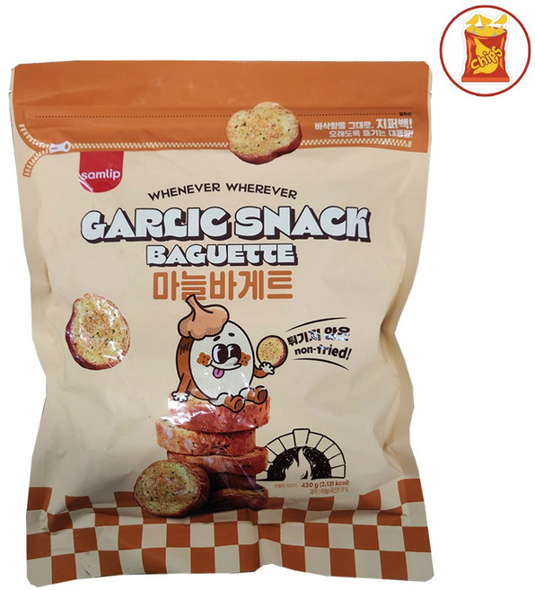 트레이더스 삼립 마늘 바게트, 1개, 420g
