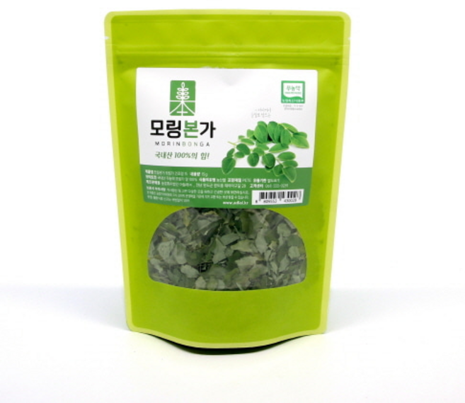 모링본가 완도산 해풍맞고 자란 국내산 친환경 모링가 건조잎 50g - 무농약 인증, 1개입, 1개