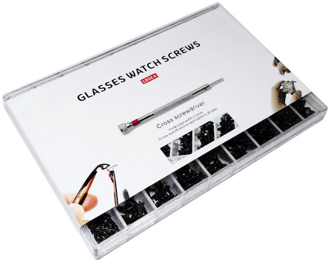노트북 나사 180PCS 컴퓨터 안경 수리 부품, 180개