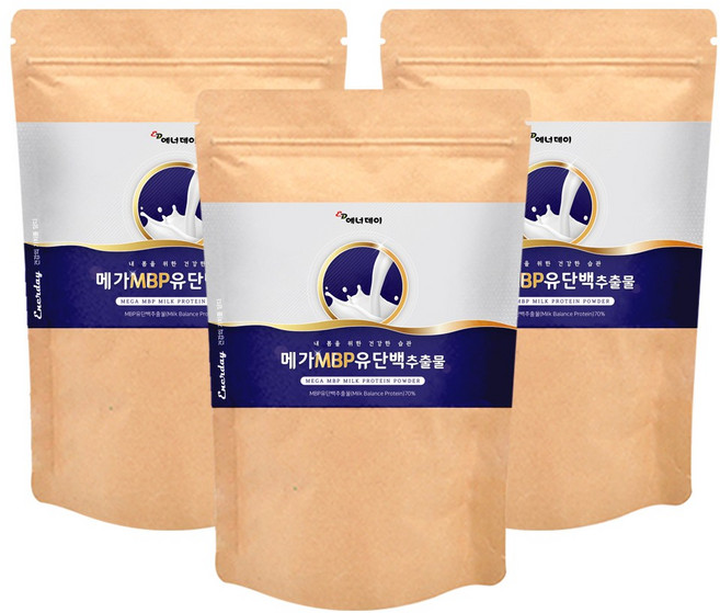 에너데이 메가MBP유단백추출물150gx3봉, 3개, 450g