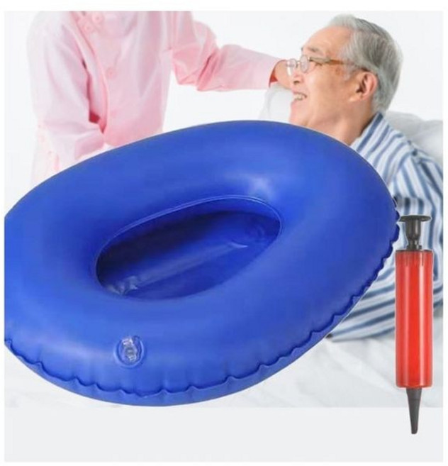 키밍 휴대용 간이 변기 환자용 욕창방지 에어쿠션 실버용품 노인, 1세트