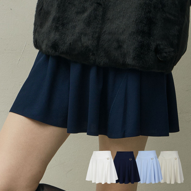 페르시안캣 스판 밴딩 플레어 스커트 (P52WSK52)