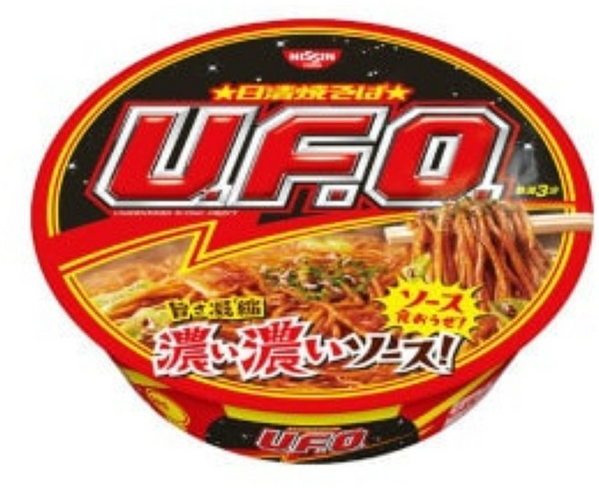 Nissin 닛신 UFO 유에프오 야키소바 볶음면 128g, 6개