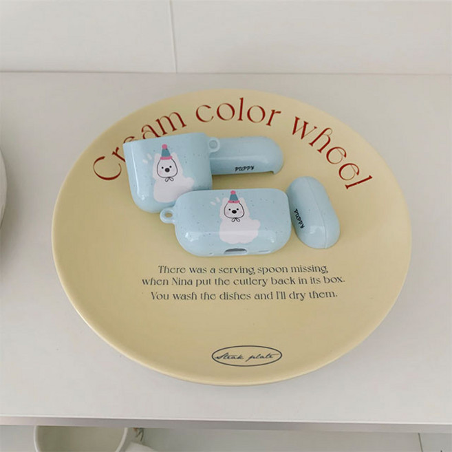 해피 멍멍데이 에어팟 케이스, 에어팟 1/2, 1개