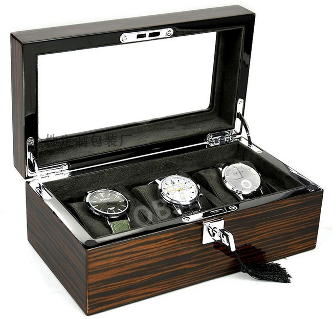 시계보관함 흑단무늬 원목 케이스 오토매틱 워치와인더 수납함 거치대