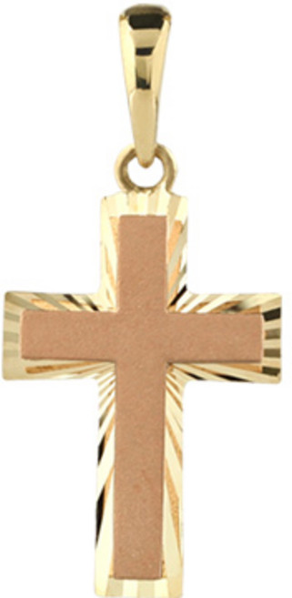 골드캣 14k 18k 샤인라인 십자가 펜던트(미니) N1107_1