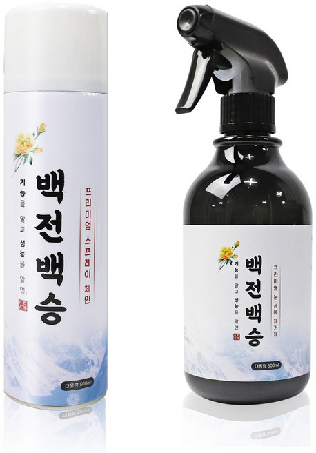 딜온 백전백승 프리미엄 스프레이체인+성에제거제 1세트, 1개, 500ml