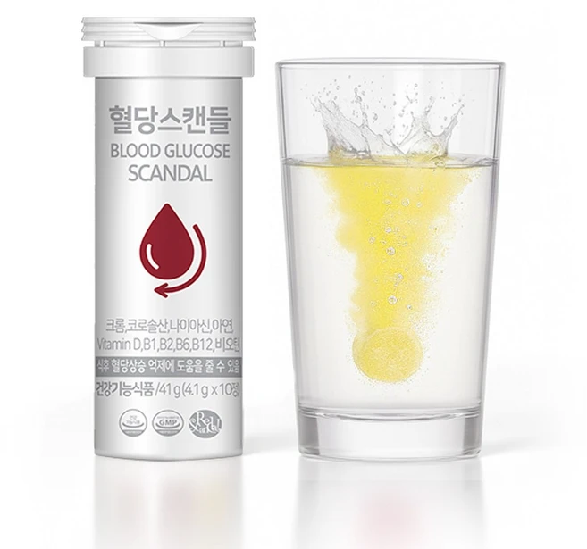 기능성 혈당케어 발포정 혈당스캔들, 2개, 10정 - 쿠팡