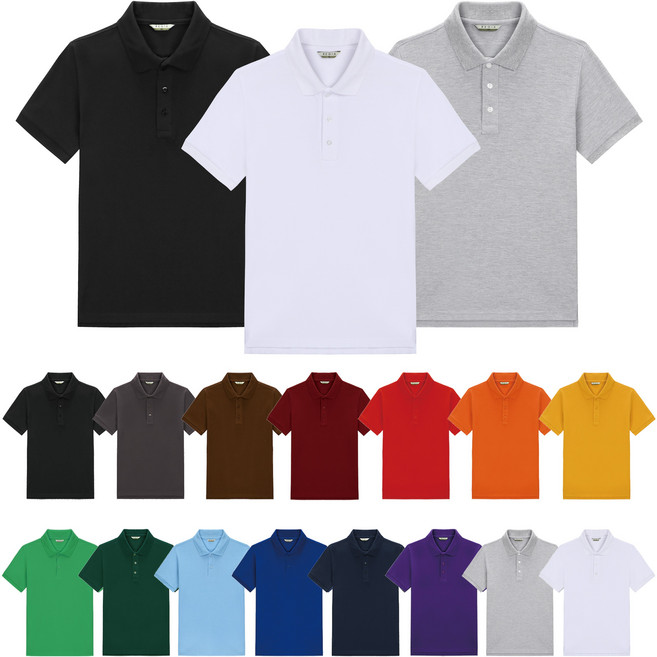 오늘도티 반팔40수 연사 카라티