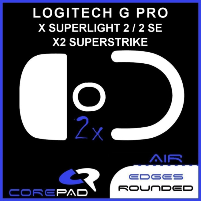 코어패드 로지텍 G PRO X SUPERLIGHT2 슈퍼스트라이크 지슈스 마우스 AIR MAX CTRL 피트, 1개, G PRO X 2 슈퍼스트라이크 피트 AIR버전