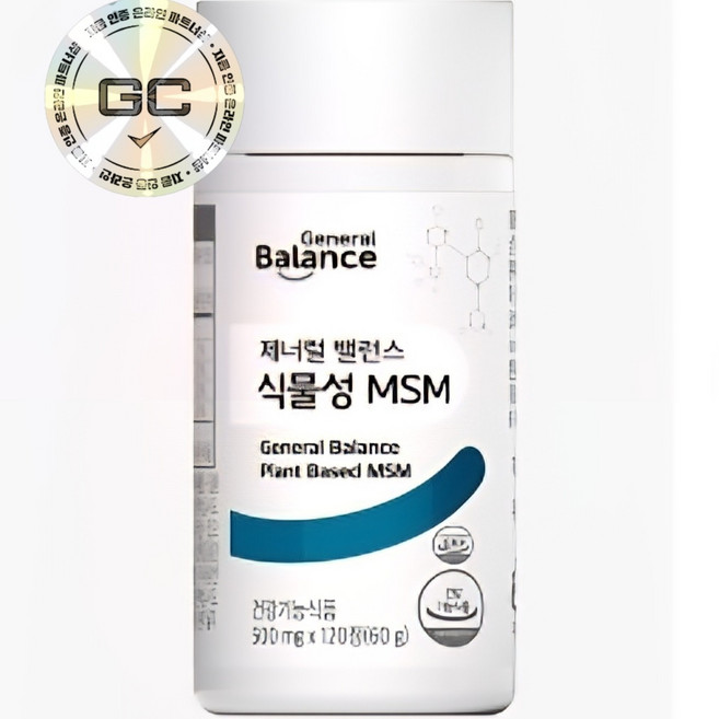 지쿱 제너럴 밸런스 식물성 MSM 120정, 1개