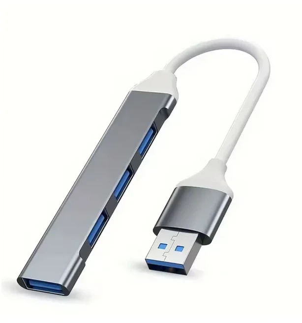 USB C 허브 타입 스플리터 썬더볼트 3 도킹 스테이션 노트북 어댑터 맥북 에어 M1 아이패드 프로 100M RJ45, 05 Grey usb 4 in 1