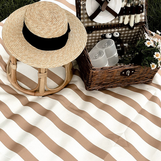 24그램 피크닉매트 스트라이프샌드 캠핑 감성 돗자리 24gram