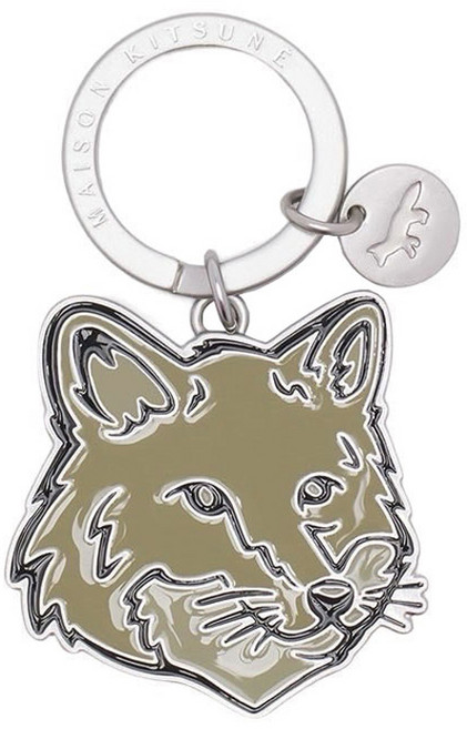 메종키츠네 볼드폭스헤드 키링 MM06904AM1002 P357