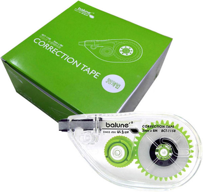 바르네 1158 수정테이프 1갑(20개) 화이트 지우개