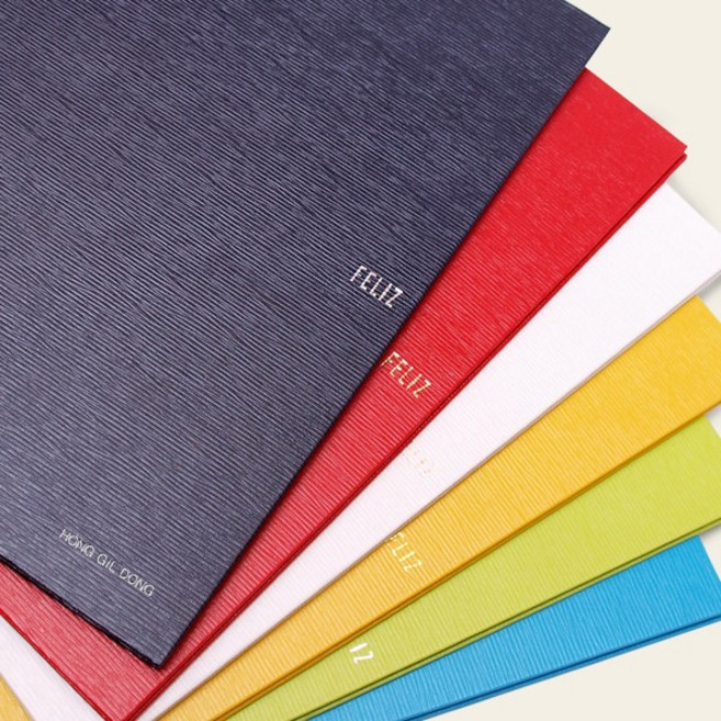 이니셜스 펠리즈 고급 클리어 화일 / 이름 로고 각인 악보 서류 A4 자료 파일 클립 철, 1개, 애드 칼라 클리어화일 20p_화이트