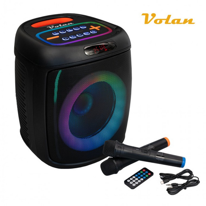 볼란 미니 블루투스 앰프 휴대용 스피커, MR-108, 혼합색상