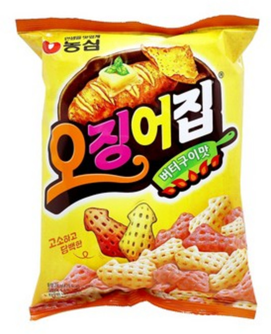 농심 오징어집 78g10개(반박스)+포켓몬 스티커 5장, 78g