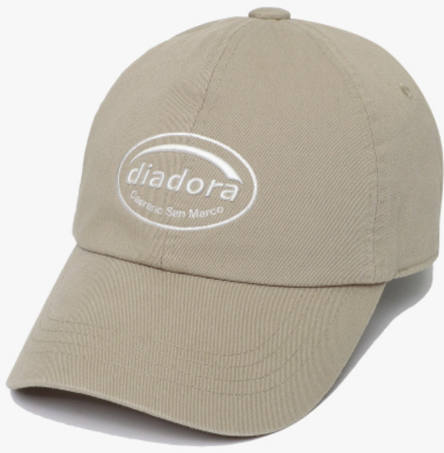 디아도라 와펜 로고 볼캡 베이지 D5143LCP20BGS 160662