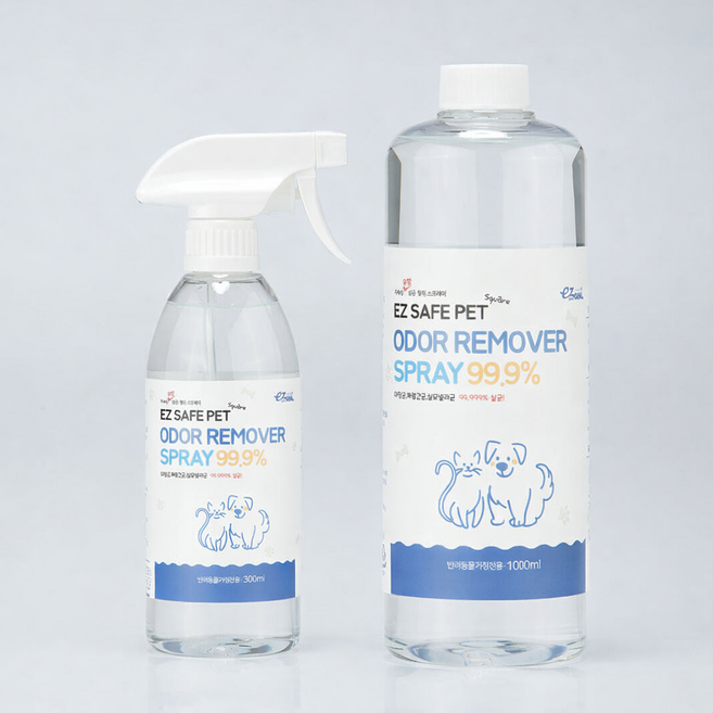 이지세이프펫 강아지탈취제 소변탈취제 소독 냄새제거 500ml+1000ml, 1세트, 1.5L