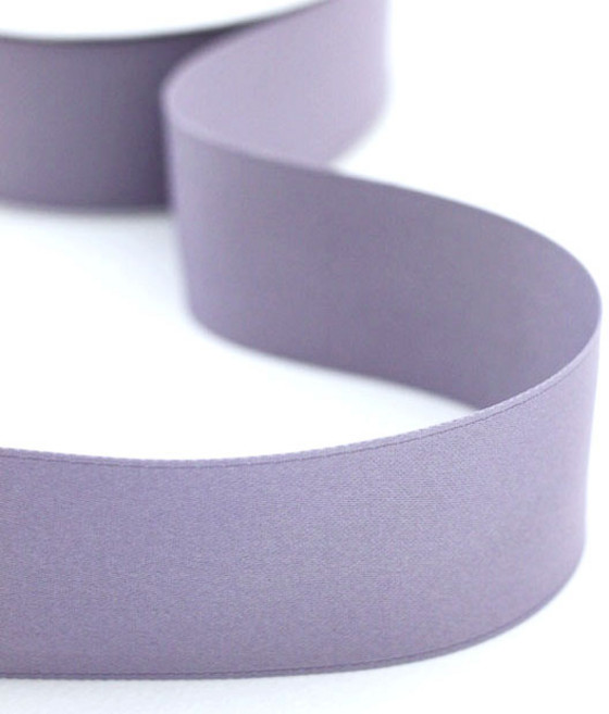 리본빌 순무광 양면 공단 9M롤 DIY 포장리본 무광양면, 40mm, 앤틱퍼플