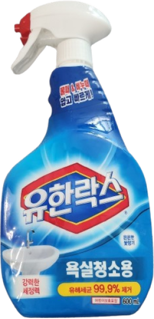 유한크로락스 유한락스 욕실청소용, 2개, 600ml