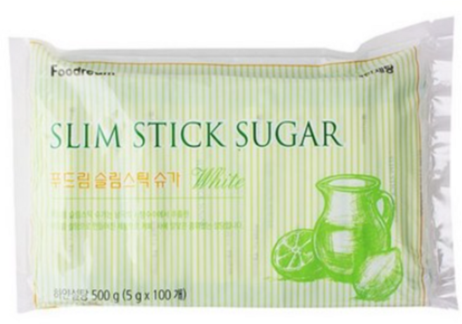 푸드림 슬림스틱슈가, 5g, 100개