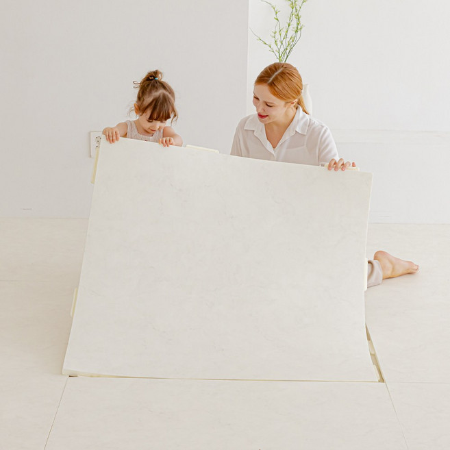 리 안심블럭 시공매트 층간소음매트 100x100x2.4T 30장이상 시공비 무료, 30개, 샌드베이지