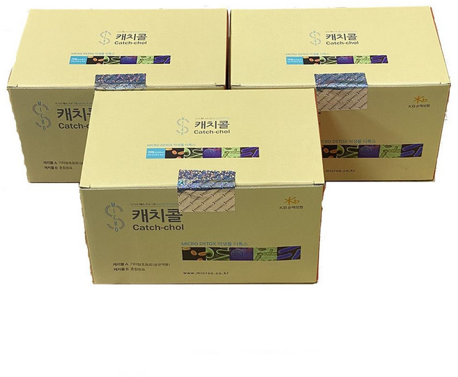 캐치콜 3회분 미생물 다이어트 숙변 장청소 노폐물 담석 제거 중앙미생물연구소 디톡스 미크로S, 3개, 1.2L