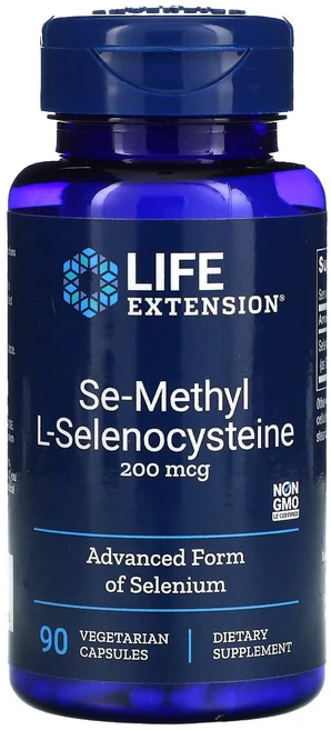 라이프익스텐션 셀레늄 메틸 l-셀레노시스테인 200mcg 베지캡슐 90정, 1병, 1개 - 쿠팡