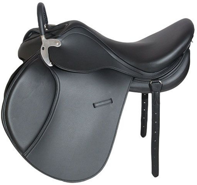 말안장 승마 안장 조랑말 경마 승마안장 의자 방석 말 체험 승마용품 가죽 커버 말타기, A. 블랙, 1개