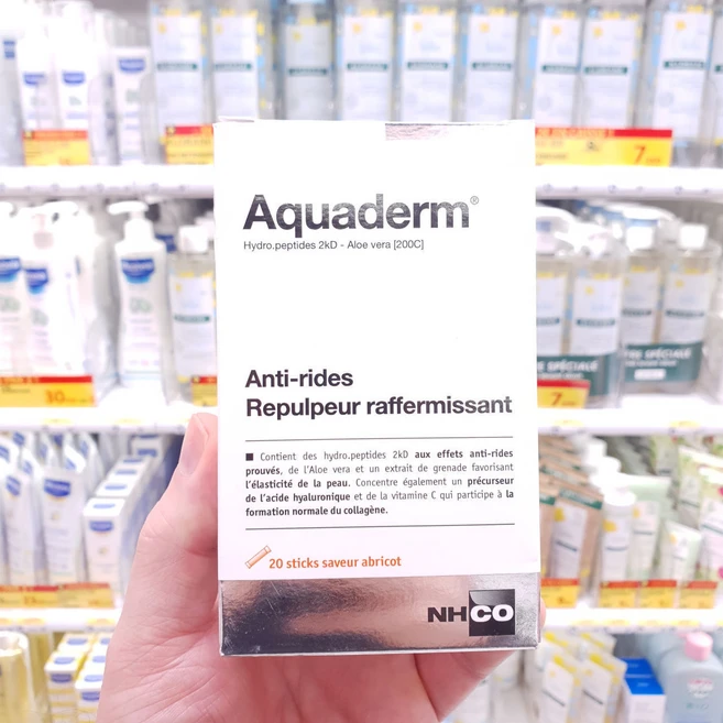 NHCO 아쿠아덤(Aquaderm) 콜라겐 20스틱, 1박스 - 쿠팡