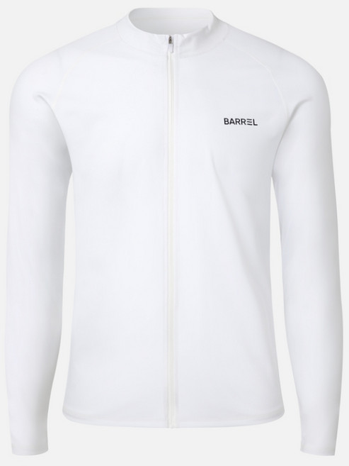 BARREL 男款素色寬版拉鍊防曬衣