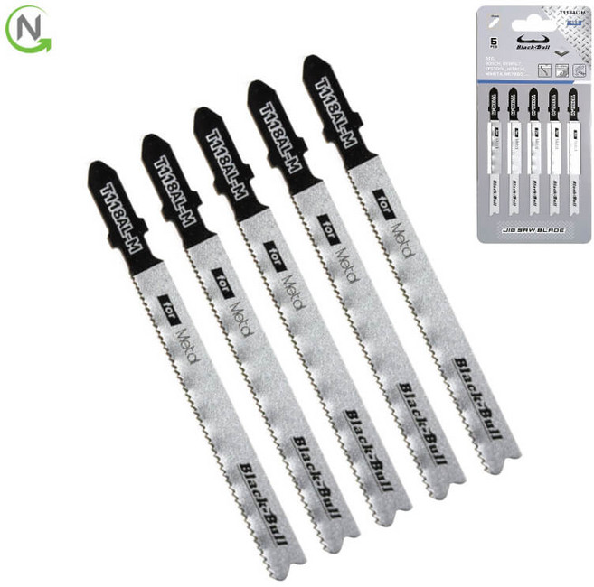 블랙불 철판 용 직소 직쏘 날 T118 금속 톱날 x5 메탈 철판 쇠톱 철재 시트 재단 깔끔한 절단 커팅