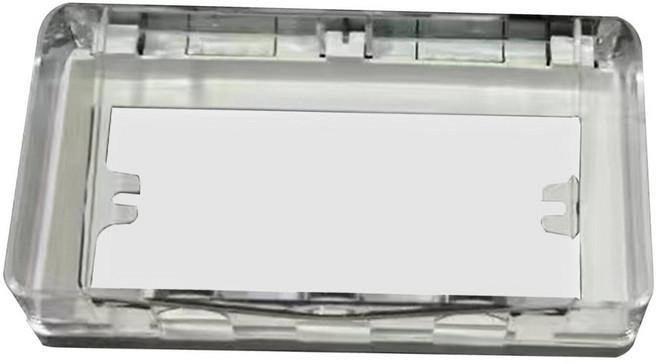 욕실 콘센트 커버 거실 소켓 플러그 방수 케이스 타입 벽 스위치 방진 내구성 레스토랑 가정 실내 야외용, Clear Style B, 2) Clear Style B