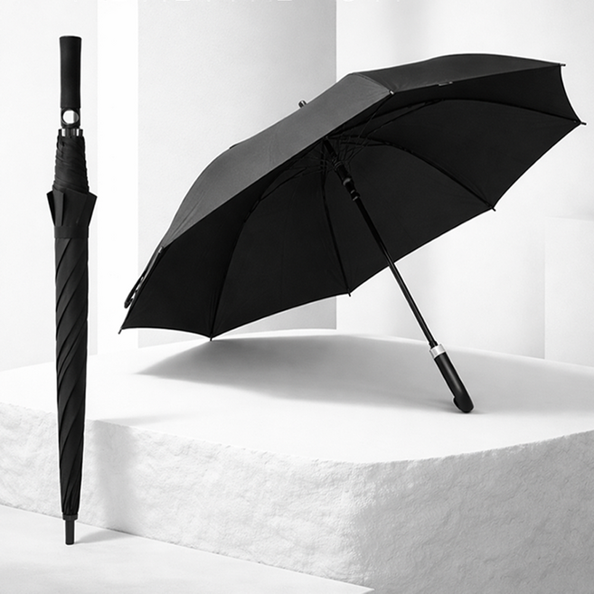 필드쉴드 UV제로 150cm 초대형 암막 골프우산 자외선차단 블랙 장우산 장마 남성우산